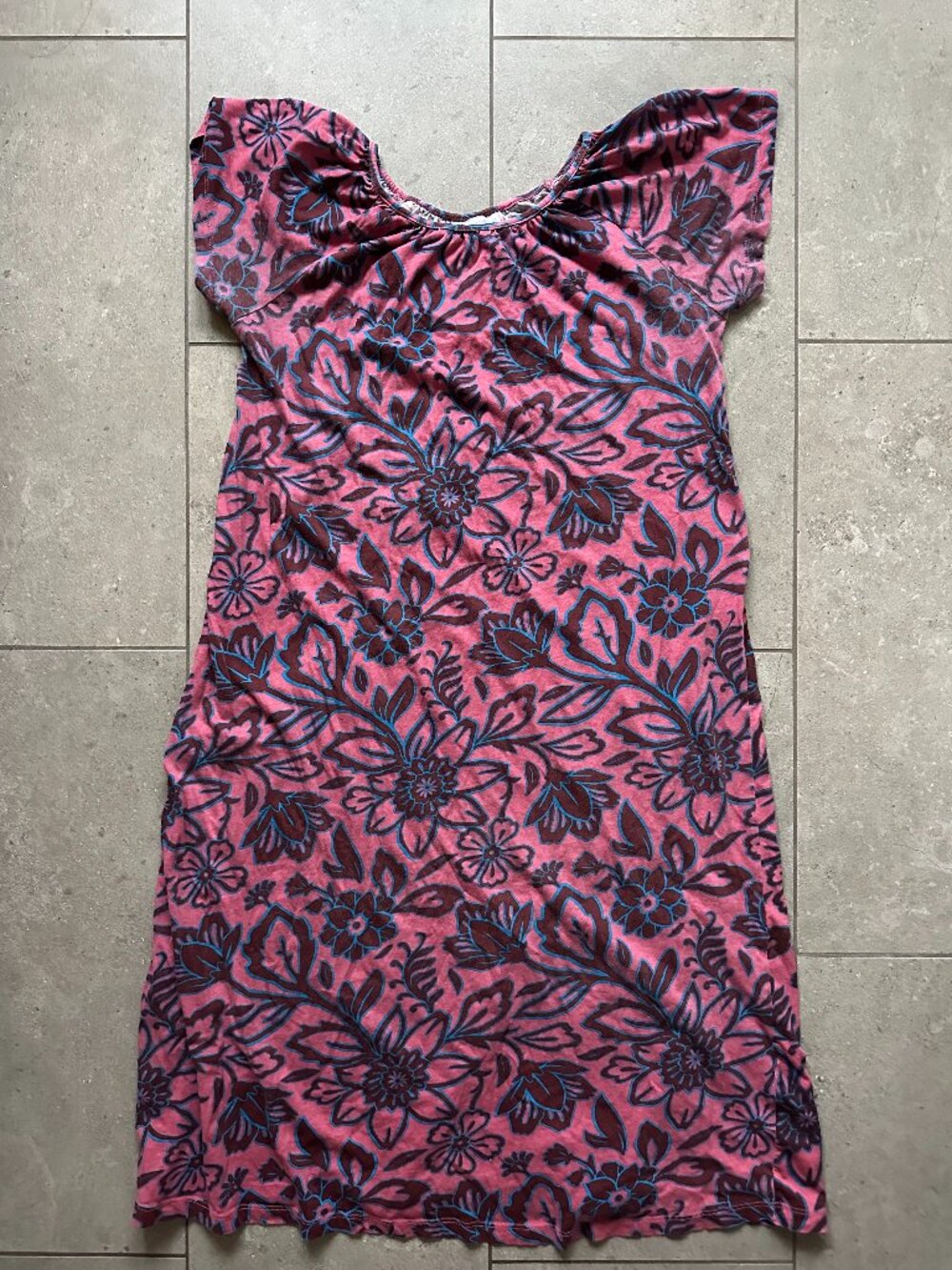 Sfera cap sleeve peasant dress, size M